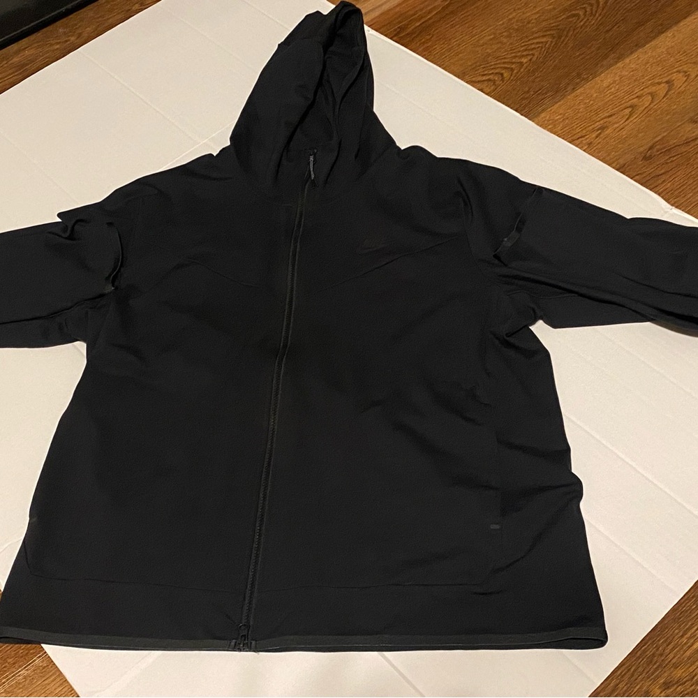 Nike Sportswear Tech Fleece Lightweight Full Zip Hoodie Black XL DX0822-010